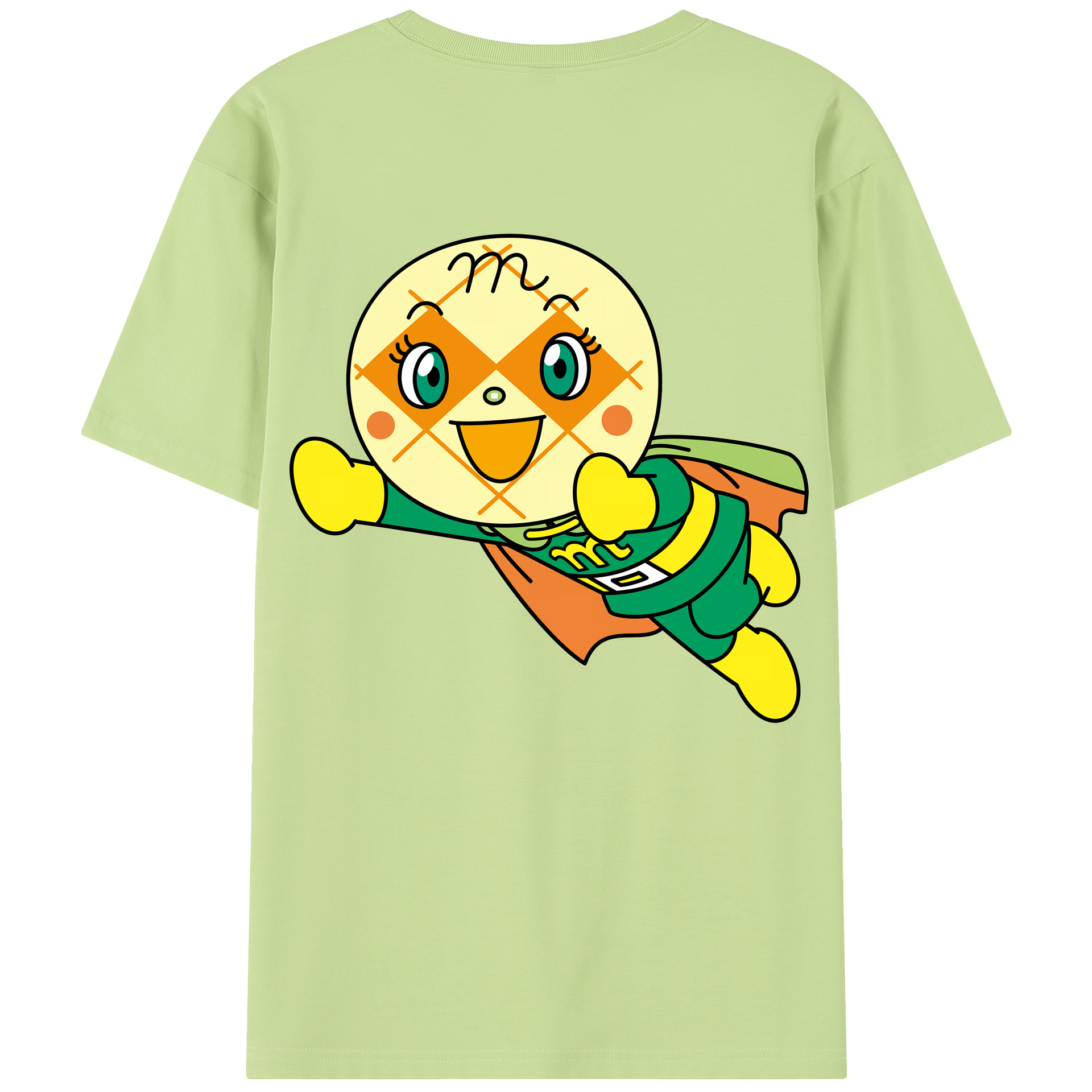 （画像用） アンパンマン Anpanman 綿100％半袖Tシャツ（背面プリント）